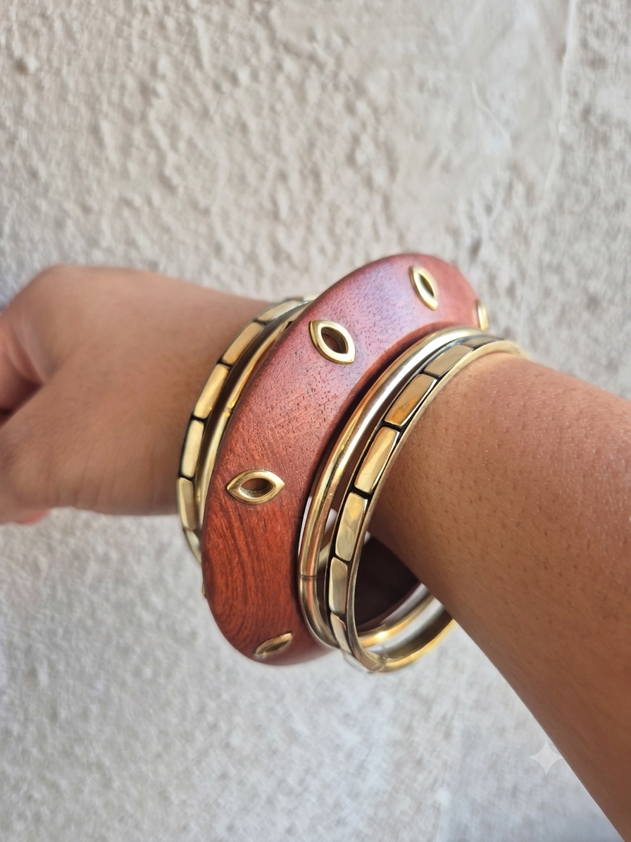 Wooden bangles