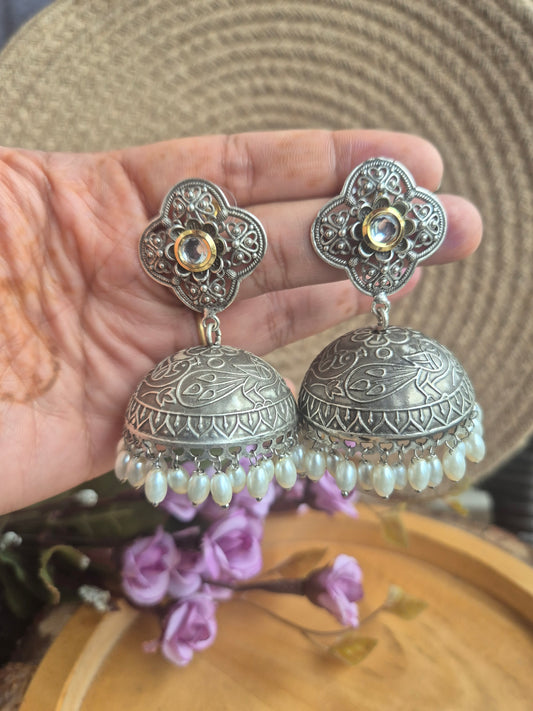 Silver replica earings