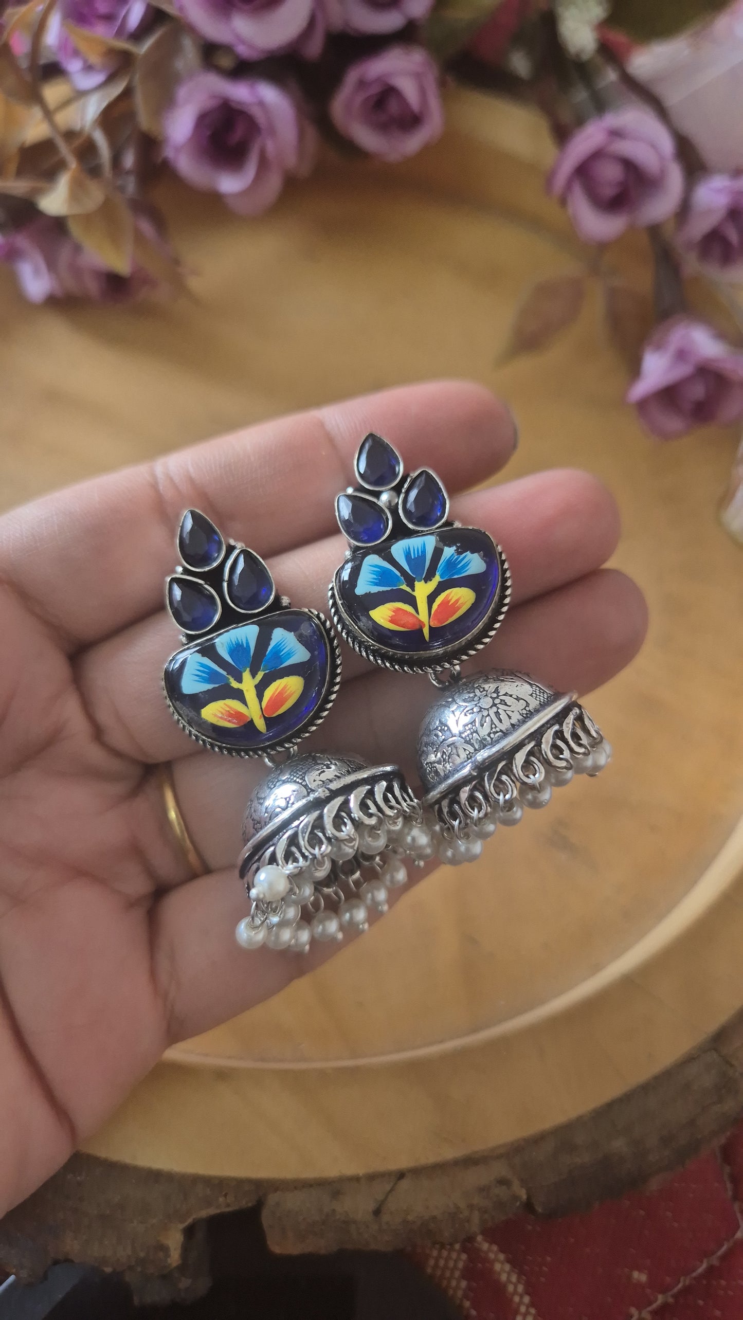 Handpainted jhumka
