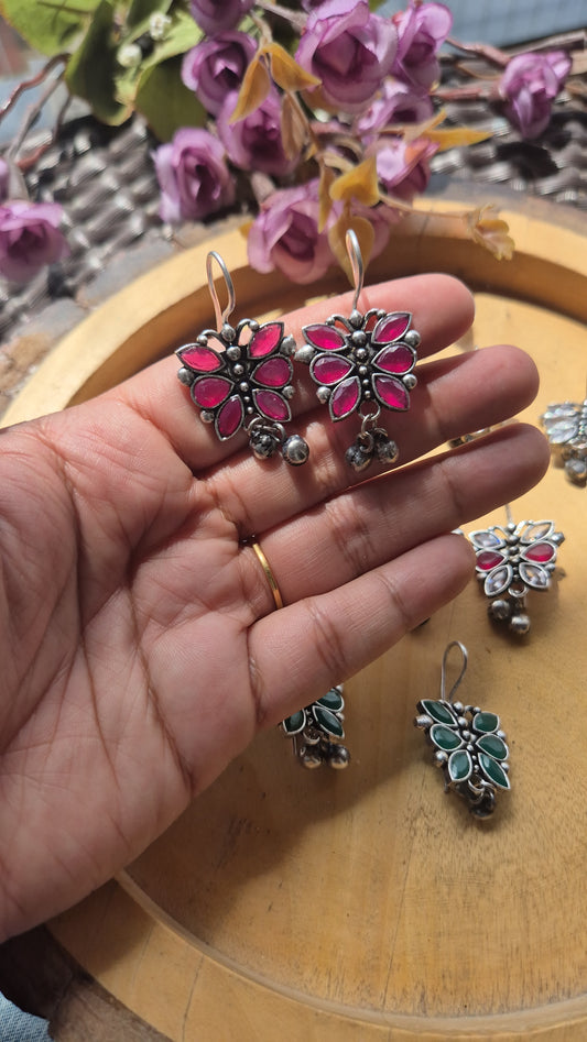 Butterfly hooks earings