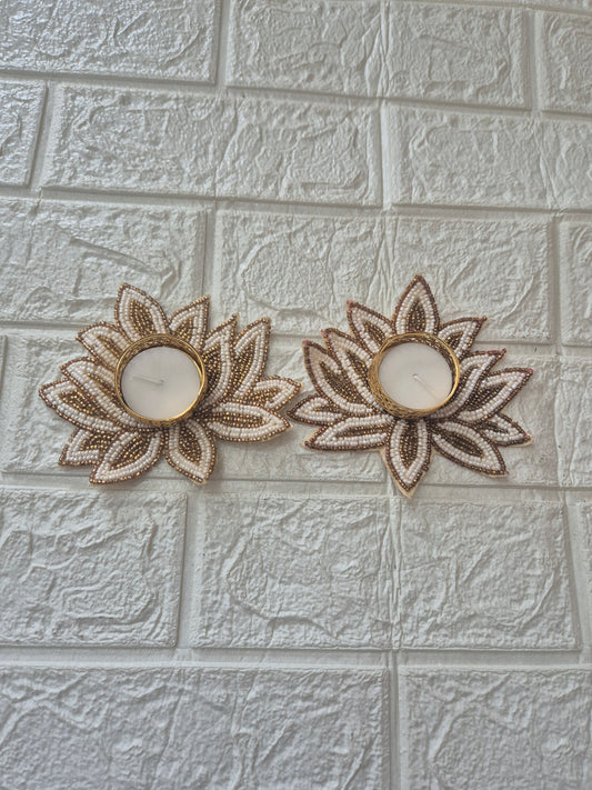 Lotus white tealight