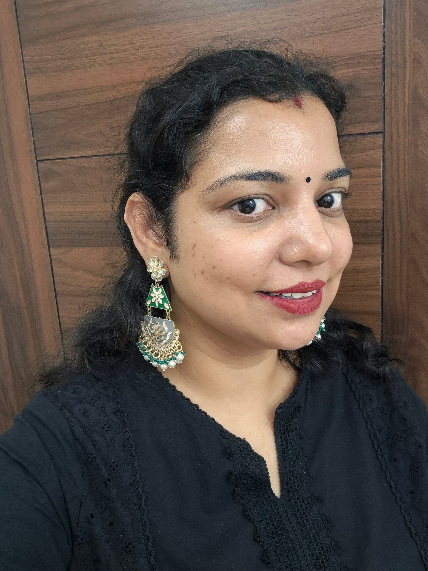 Meenakari earings