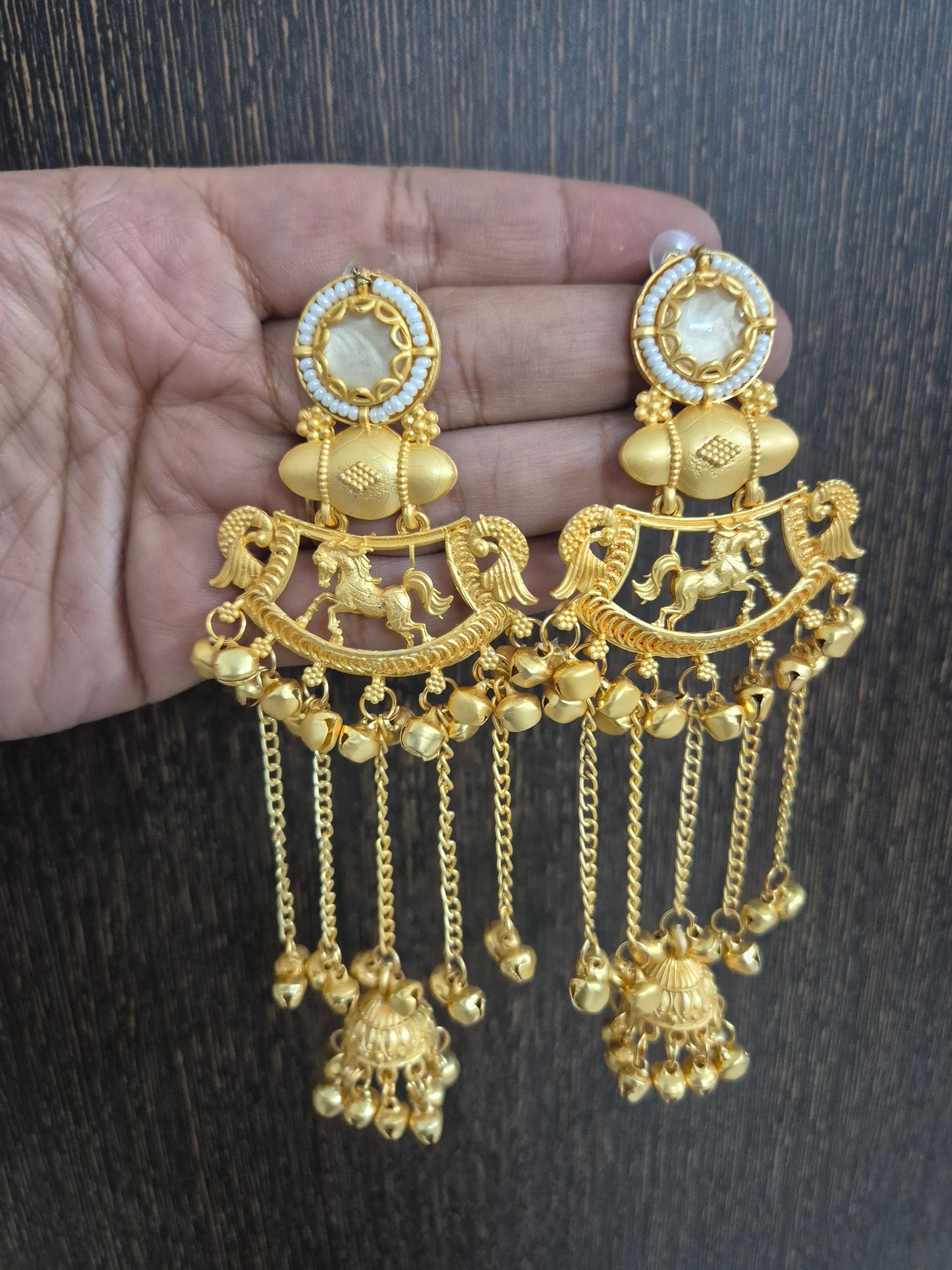 Kashmiri jhumka earings
