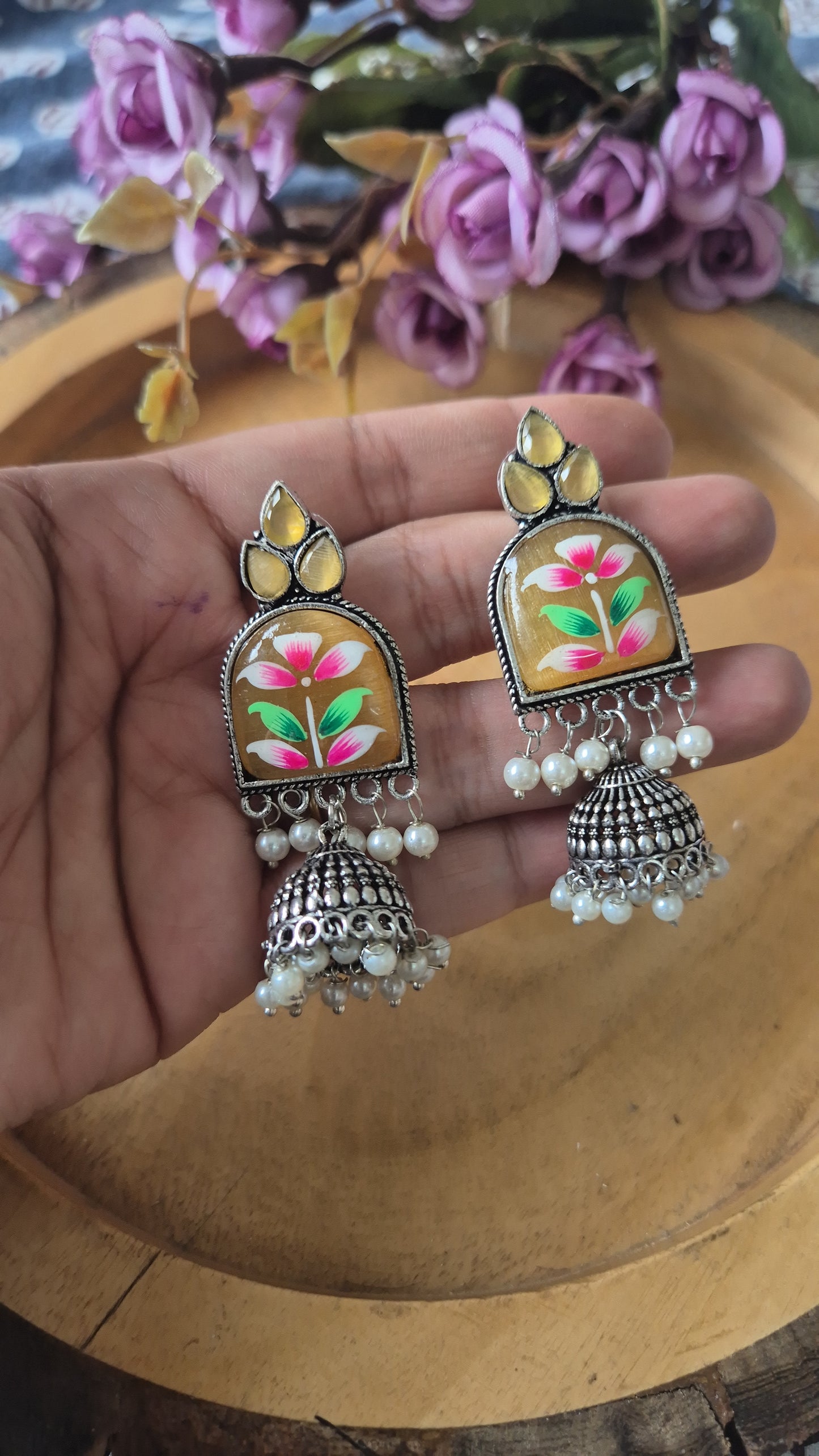 Handpainted jhumka