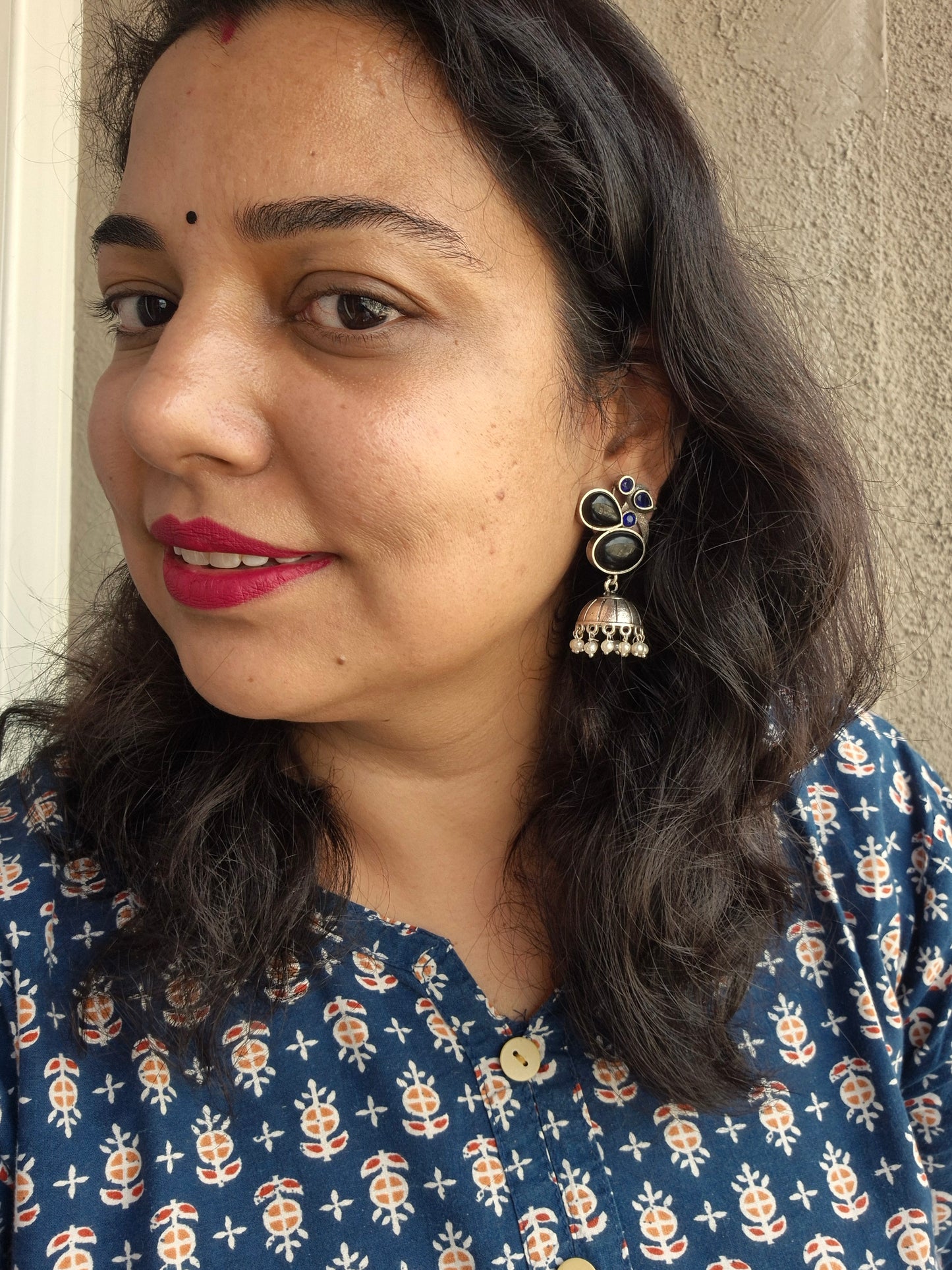 Brass jhumka