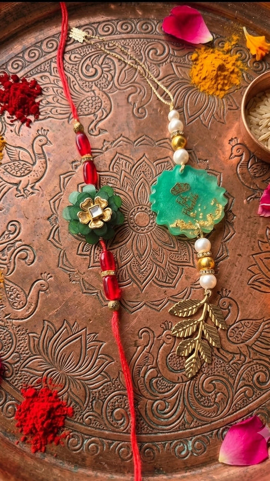 Resin bhaiya n bhabhi rakhi