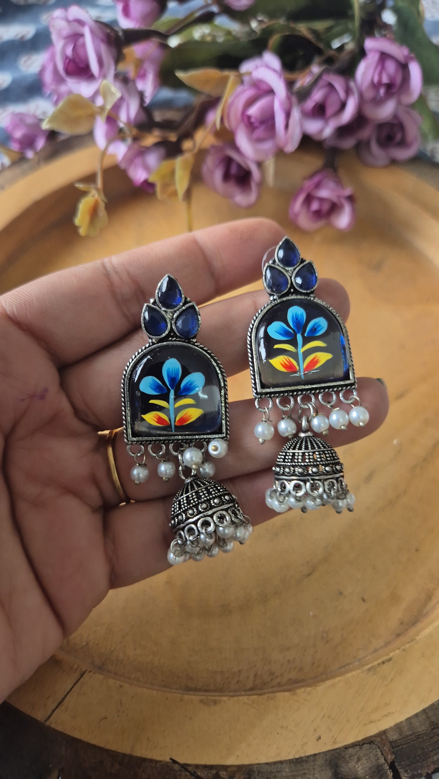 Handpainted jhumka