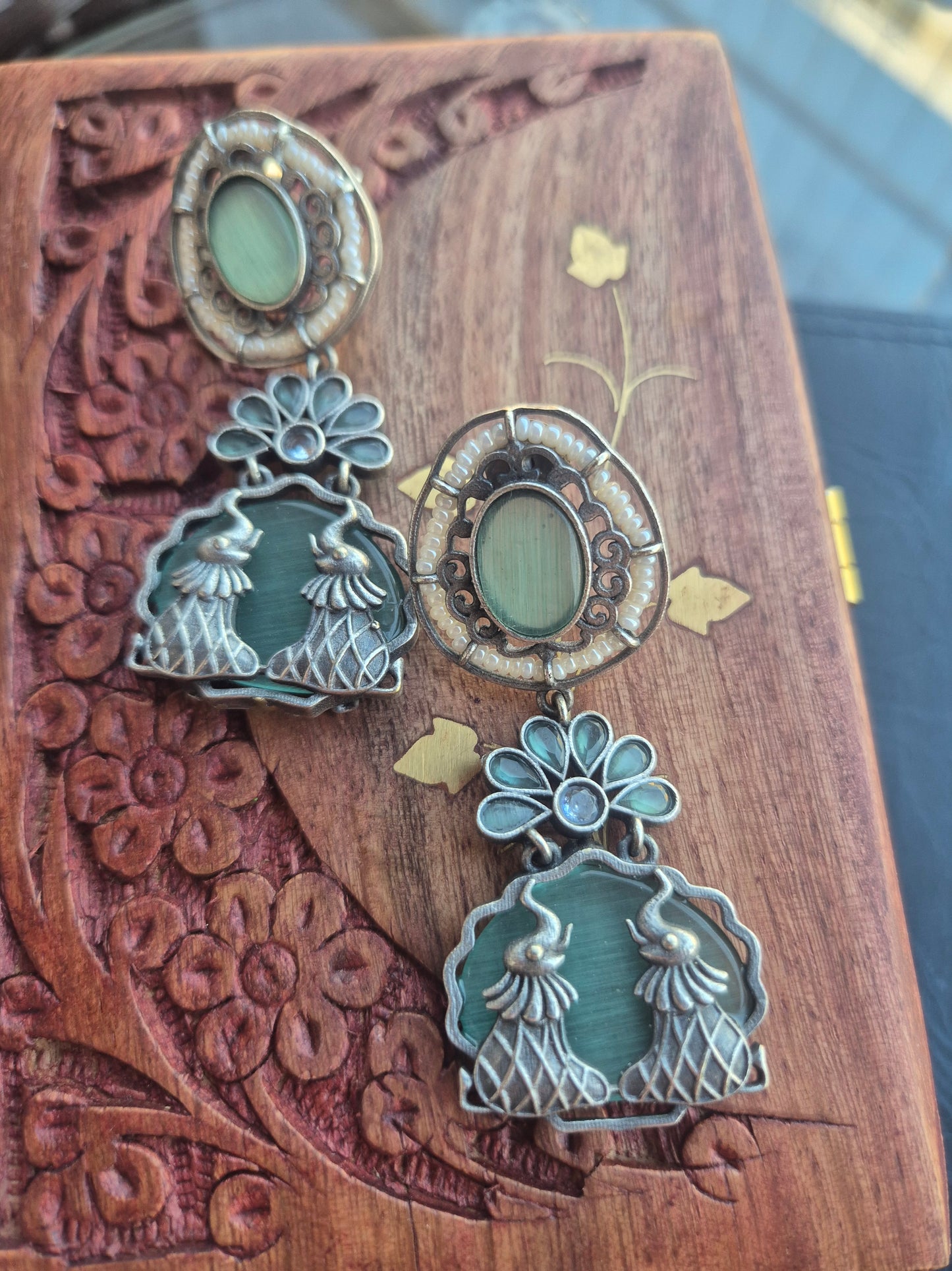 Silver replica earings