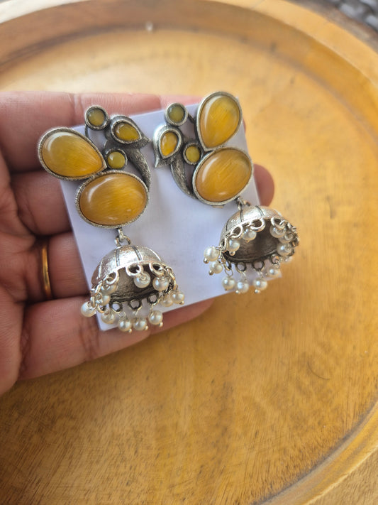 Brass jhumka