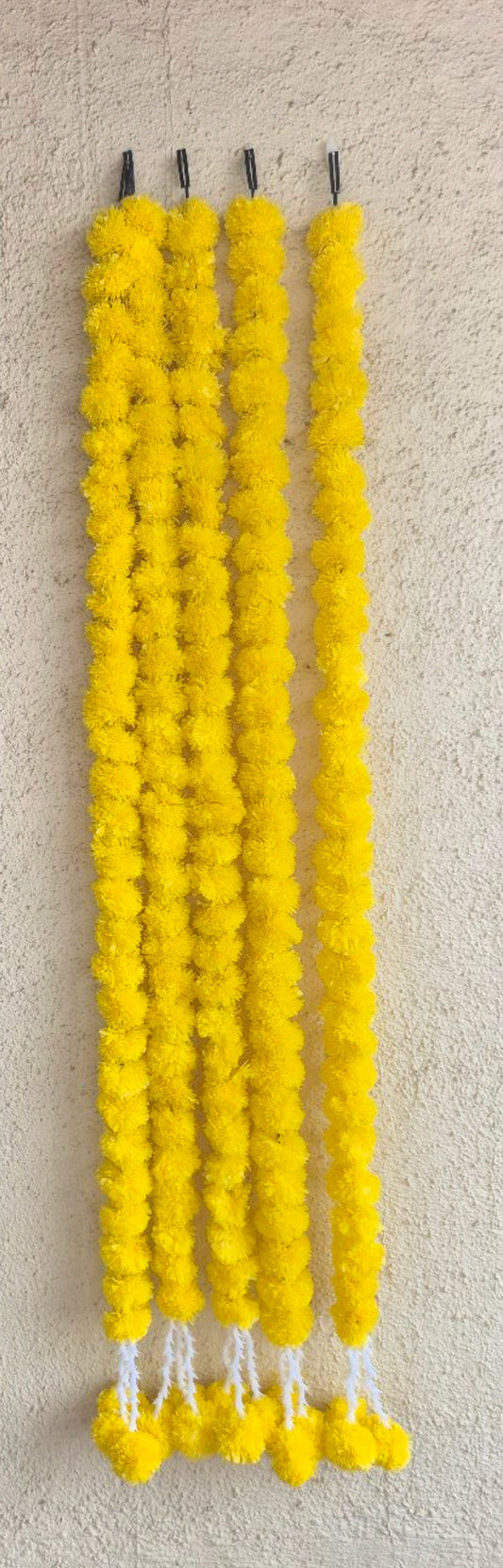 Artificial marigold string