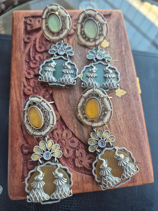 Silver replica earings